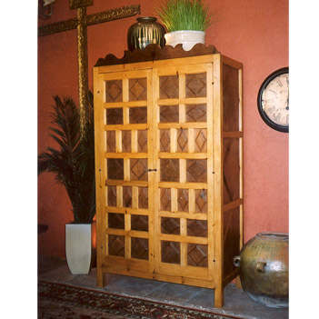 Spanish Colonial Furniture, Mexican Antique Furniture, Spanish Colonial Benches and Trunks